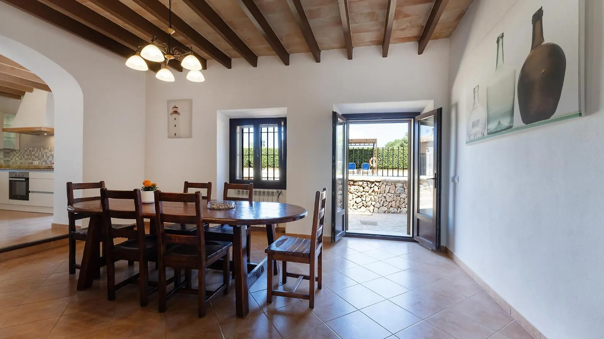 Villa Con Piscina, Bbq, Terraza Y Wifi Santanyi Spanien